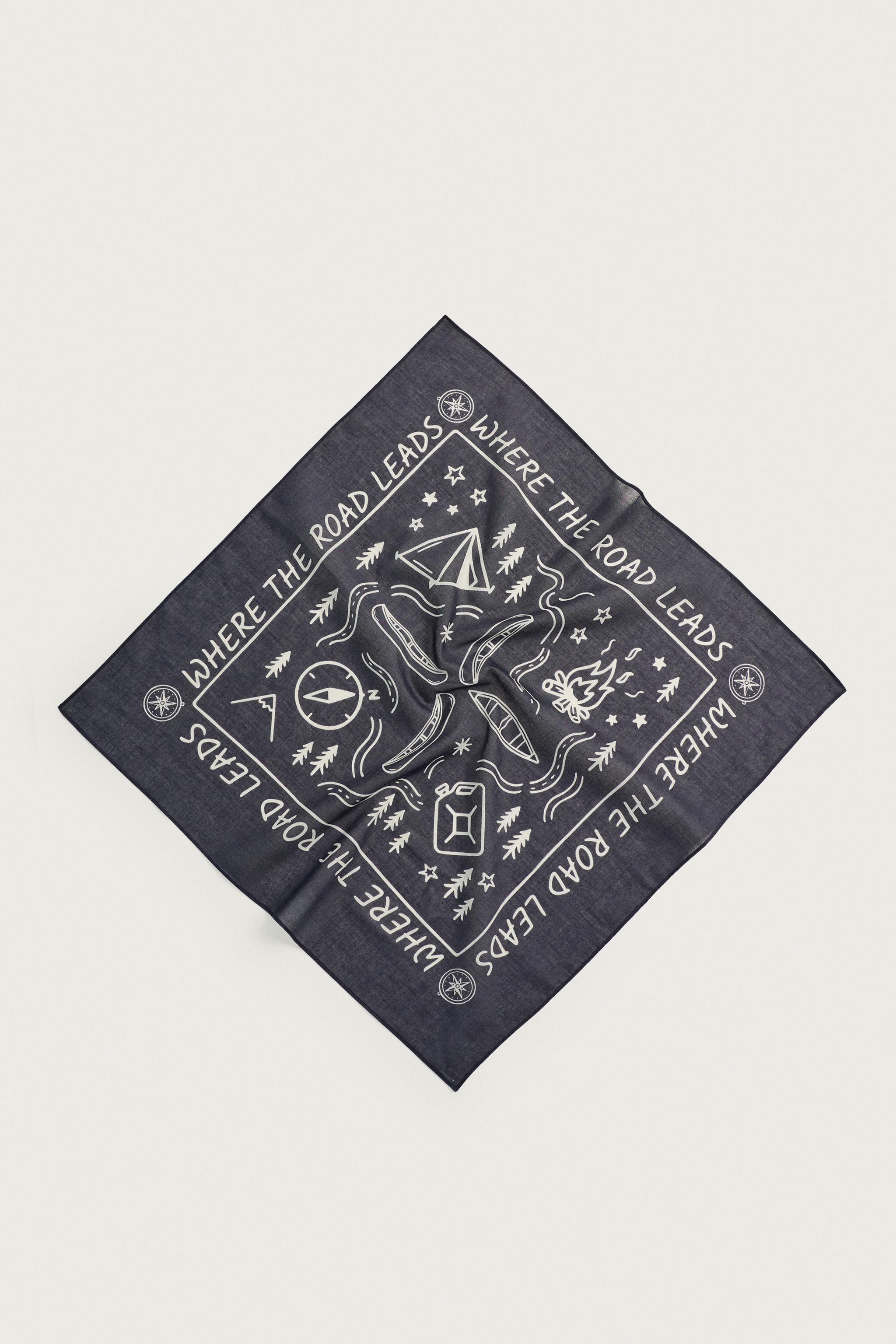BANDANA À IMPRIMÉS GRAPHIQUES